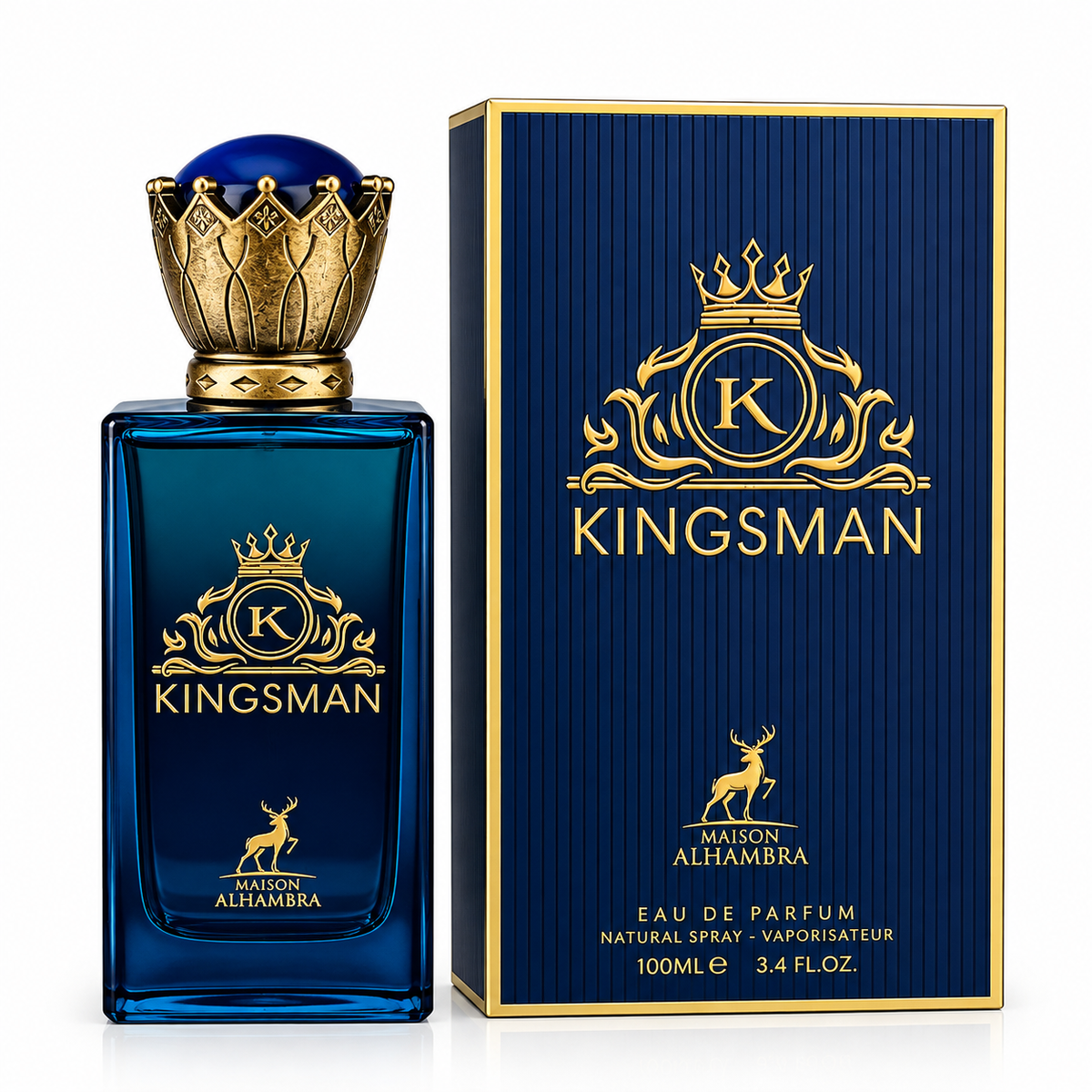 Maison Alhambra Kingsman Eau de Parfum 100ml – Men’s Fresh Woody Fragrance