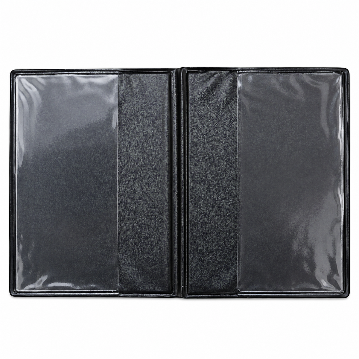 2 Pack UK Passport Covers – Black & Burgundy Travel Wallets