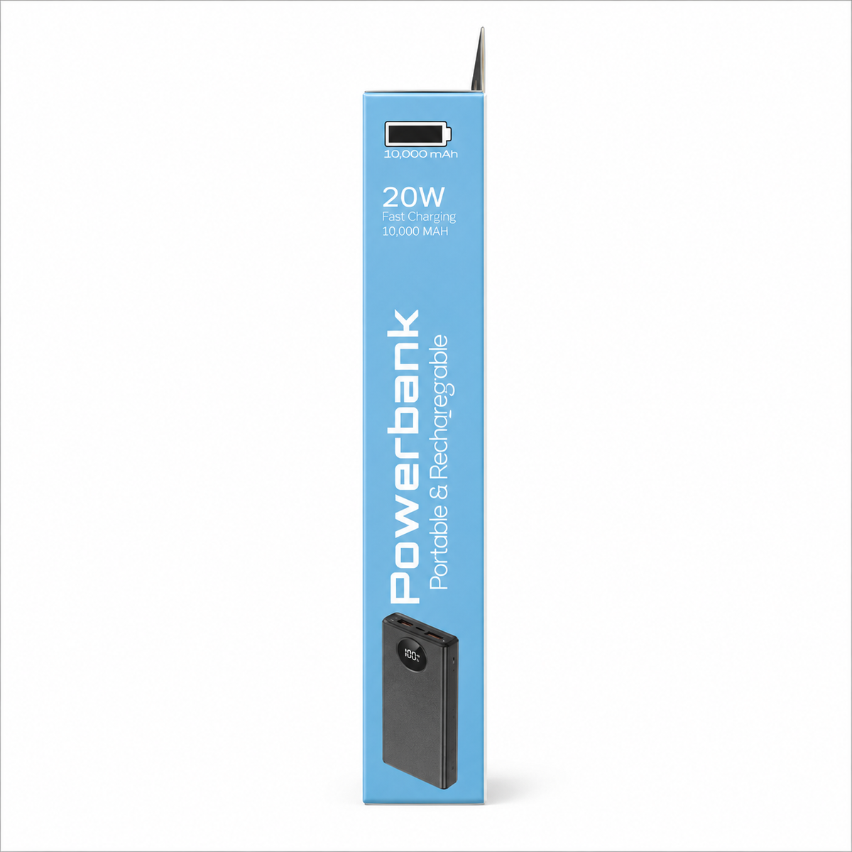 PowerPlus 10,000mAh 20W Fast Charging Power Bank with Digital Display