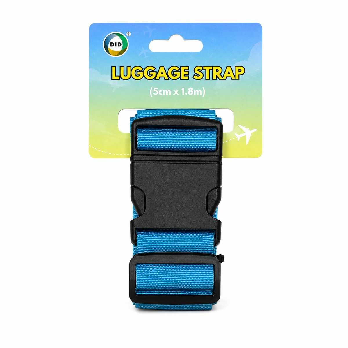 DID Luggage Strap 5cm x 1.8m – Adjustable Suitcase & Travel Strap