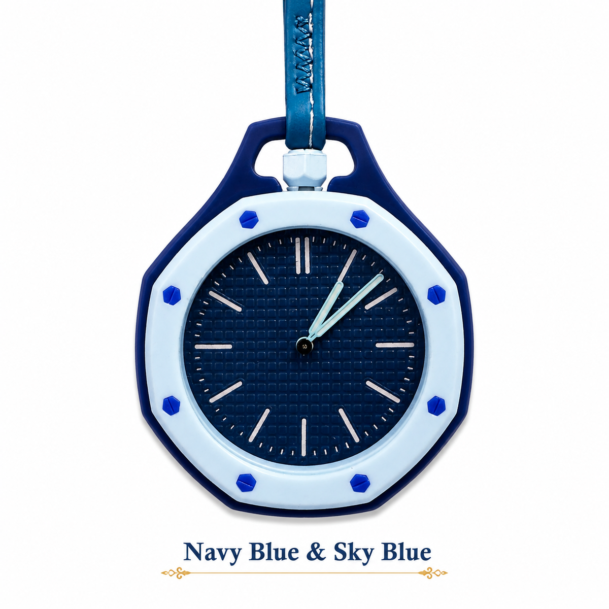 RegalPop Colourful Trendy Fashion Pop Style Long Strap Pocket Watch – Unisex Novelty Fashion