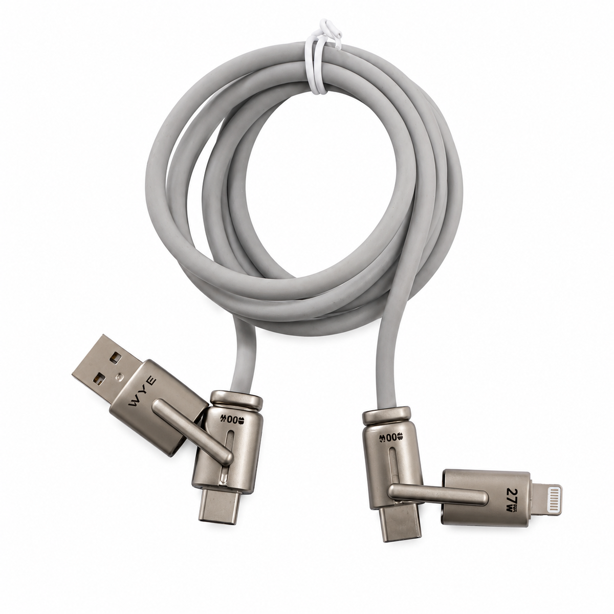 WYE Flow DC74 4-in-1 Fast Charging Cable 1.2m – 100W