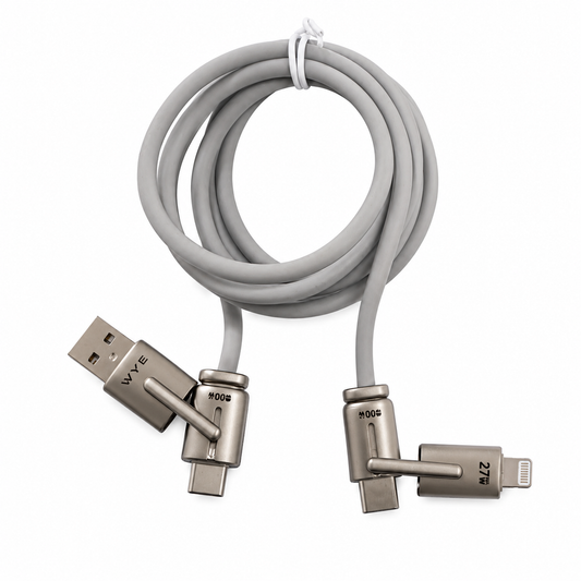 WYE Flow DC74 4-in-1 Fast Charging Cable 1.2m – 100W