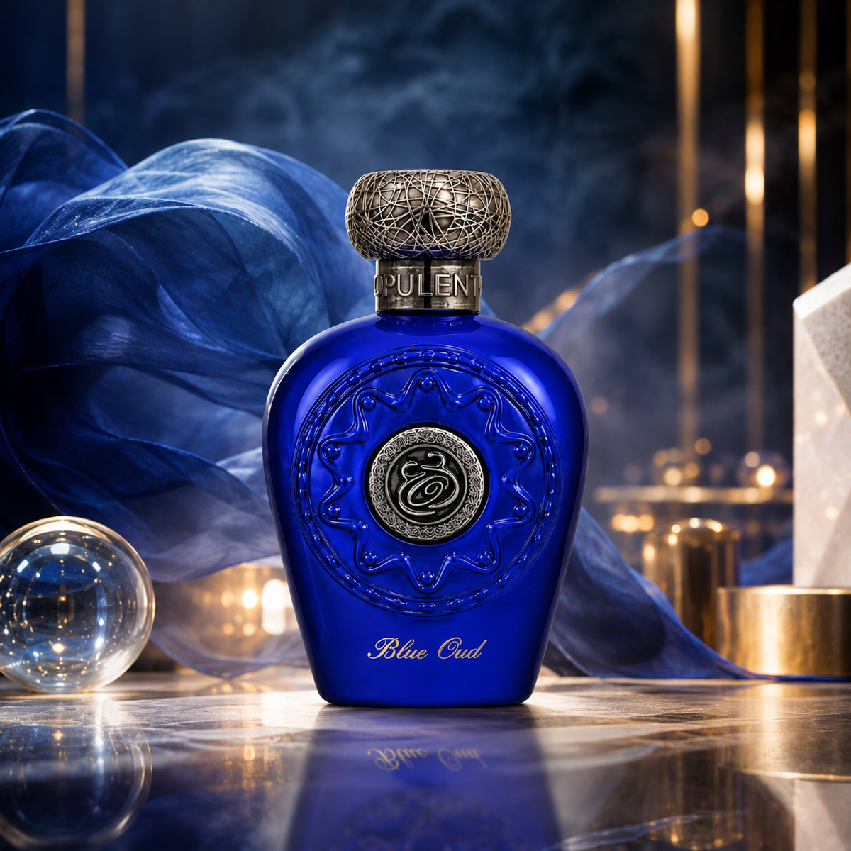 Lattafa Blue Oud Eau de Parfum 100ml – Unisex Arabian Oud Perfume