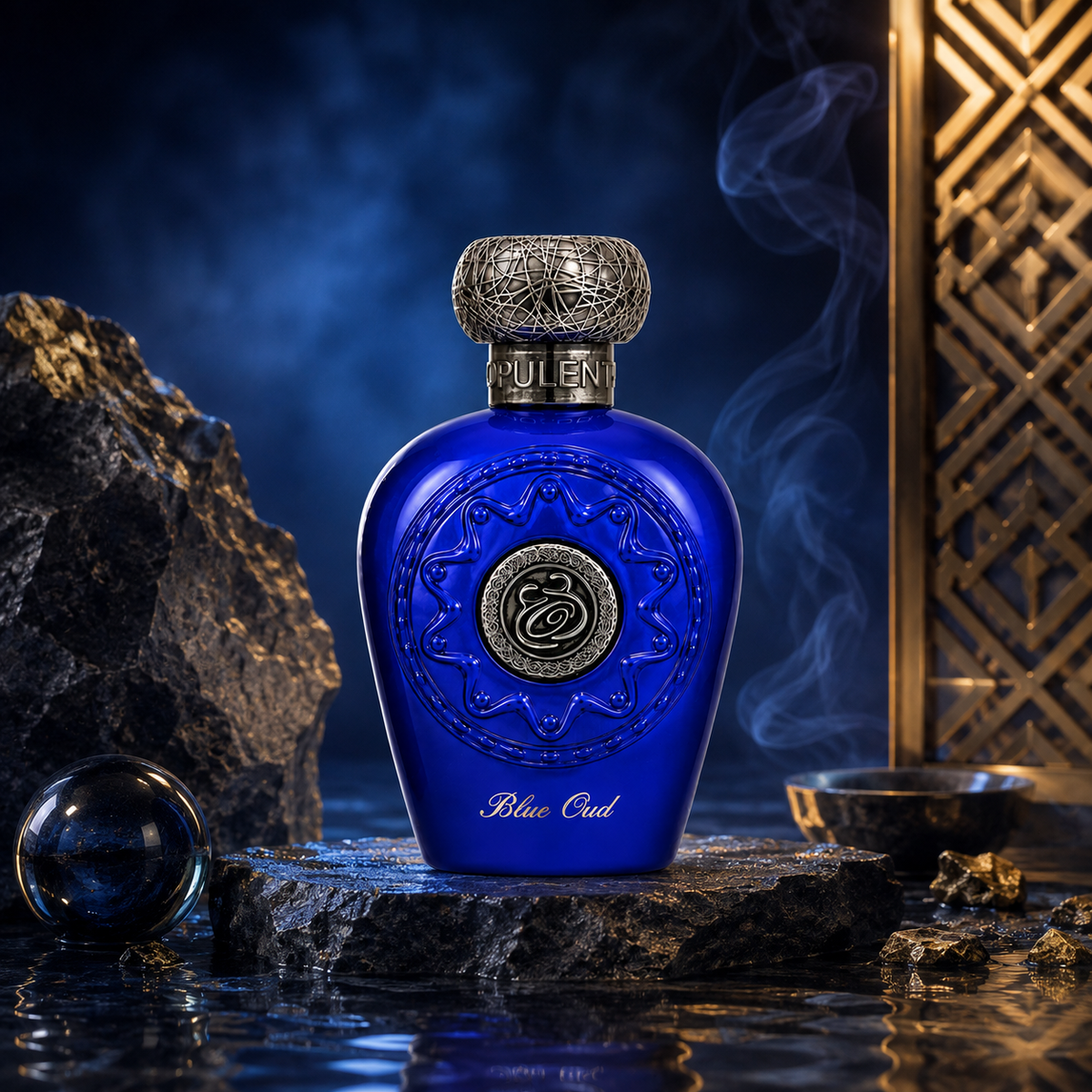Lattafa Blue Oud Eau de Parfum 100ml – Unisex Arabian Oud Perfume