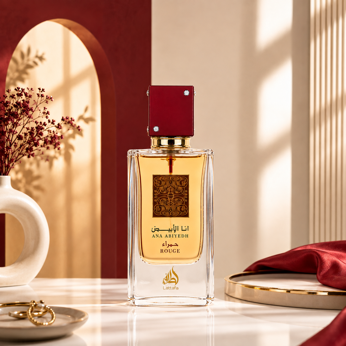 Lattafa Ana Abiyedh Rouge Eau de Parfum 60ml – Unisex Arabian Perfume
