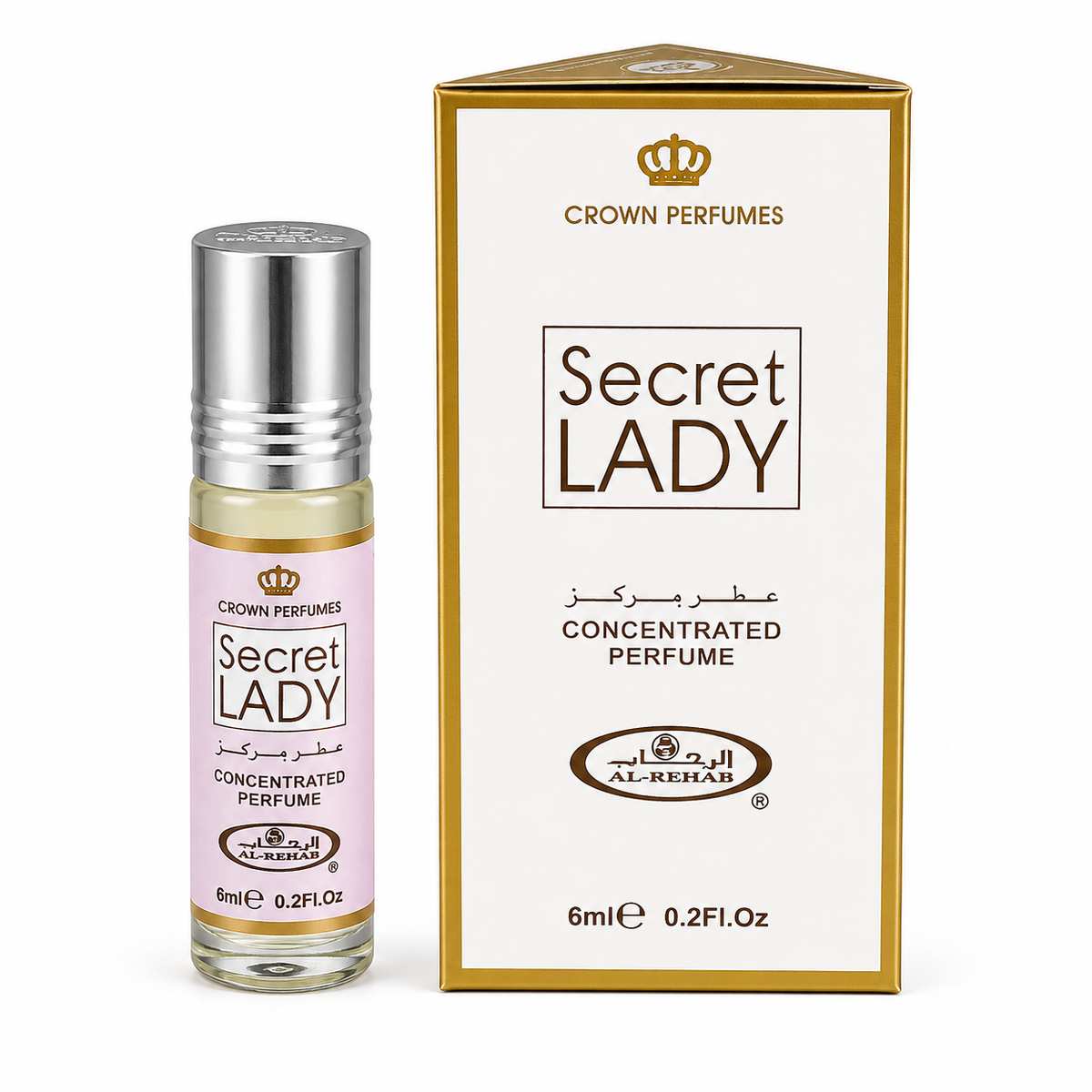 Al-Rehab Secret Lady 6ml concentrated perfume oil by Crown Perfumes