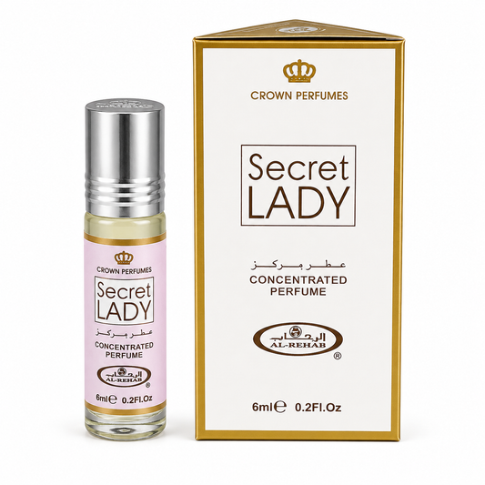Al-Rehab Secret Lady 6ml concentrated perfume oil by Crown Perfumes