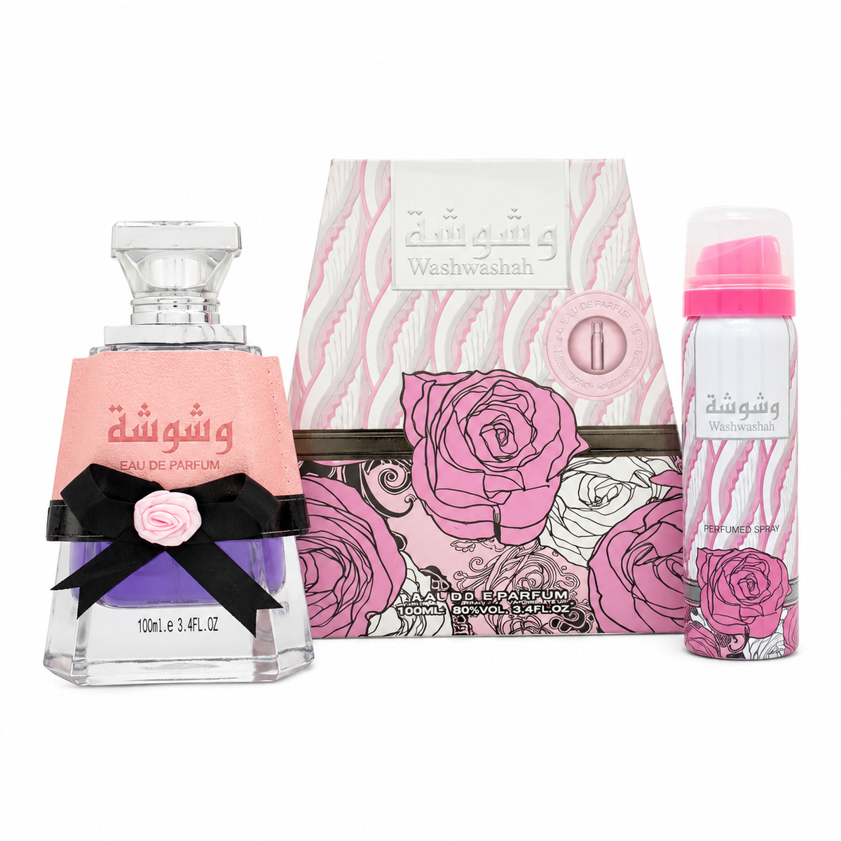 Lattafa Washwashah 100ml Eau de Parfum and perfumed spray for women